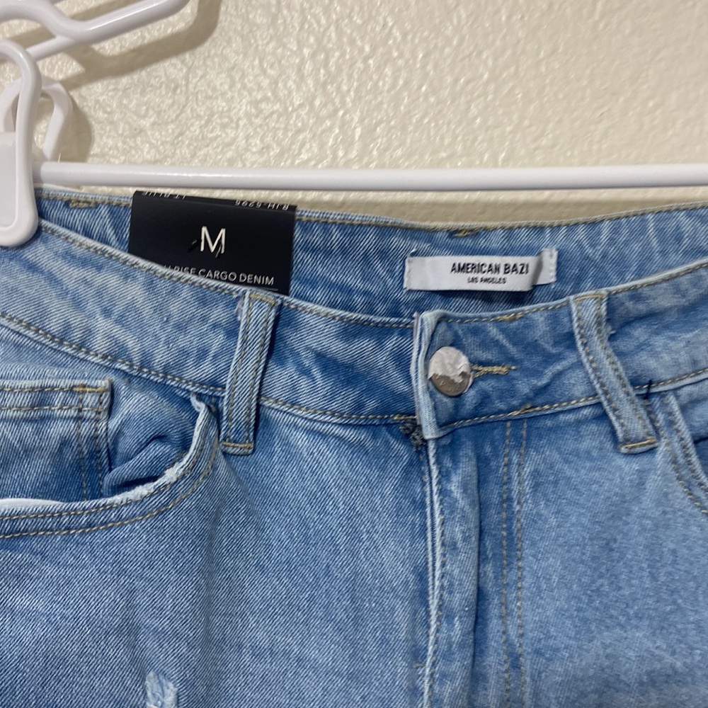 NWT High waist cargo jeans - Picture 4 of 7